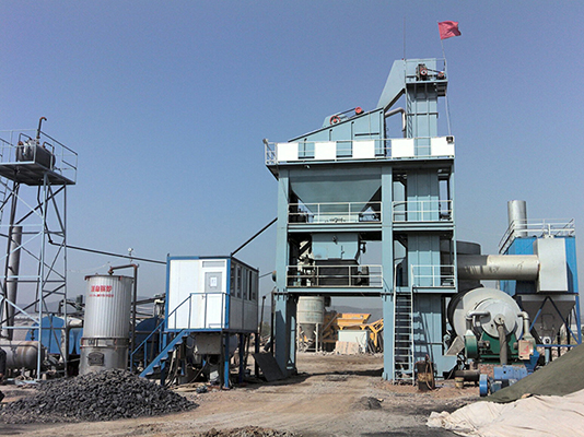 64t/h asphalt mixing plant