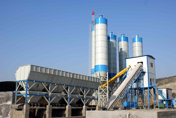 Belt Feeding Concrete Batching Plant