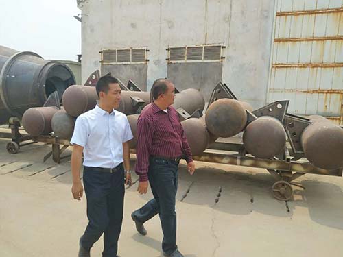 customer visits handa factory for concrete batching plant (1)