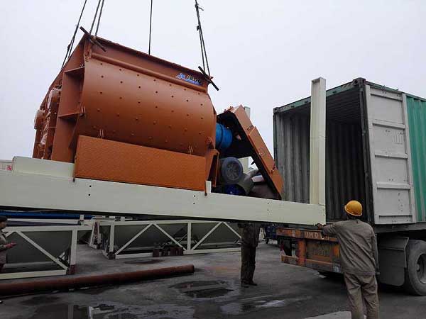 hzs90 concrete batching plant for Bangladesh customer-1