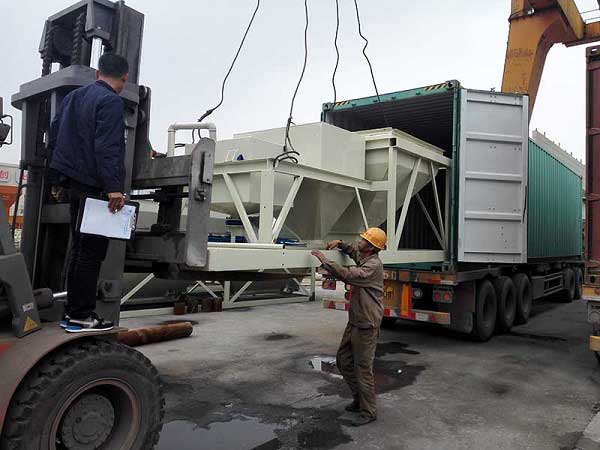 hzs90 concrete batching plant for Bangladesh customer-2