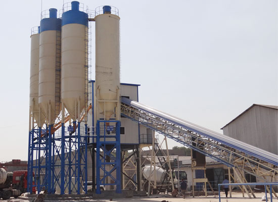 Belt Feeding Concrete Batching Plant