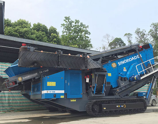 Crawler-Type Mobile Screening System (Full Hydraulic)