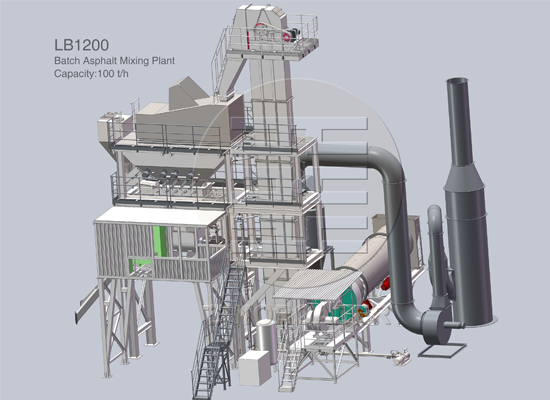 LB1200 Batch Asphalt Mixing Plant